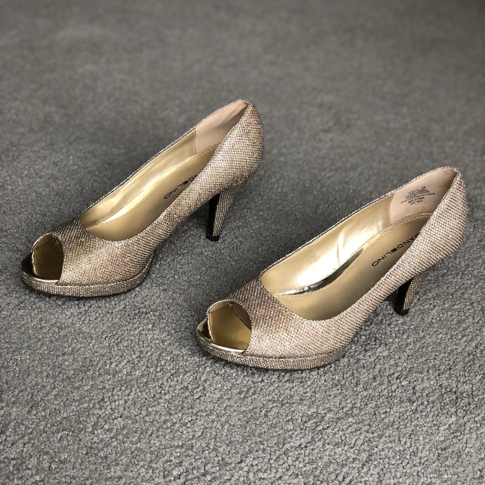 Gold Bandolino formal shoes